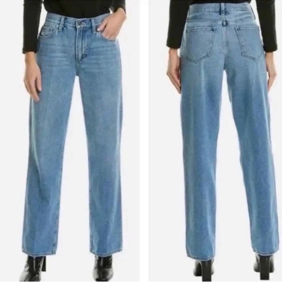 Favorite Daughter The Tommy Mid Rise Boyfriend Jeans in Bavaria Size 26 NWOT - Picture 5 of 10